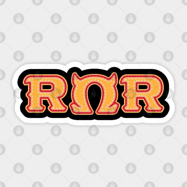 Monster University Fraternity Roar Omega Roar Sticker by DarkChoocoolat